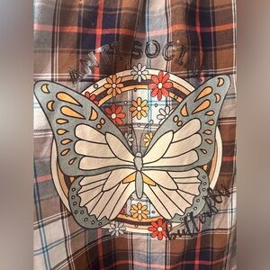 Old Navy Multicolor Plaid Slim Fit Shirt.  Men’s medium